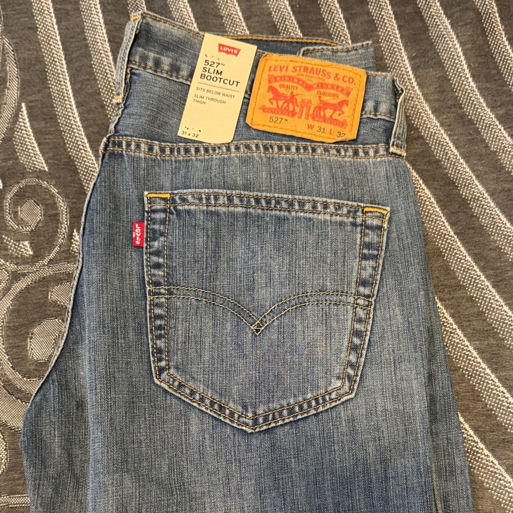 Levi's Classic Blue Bootcut Jeans